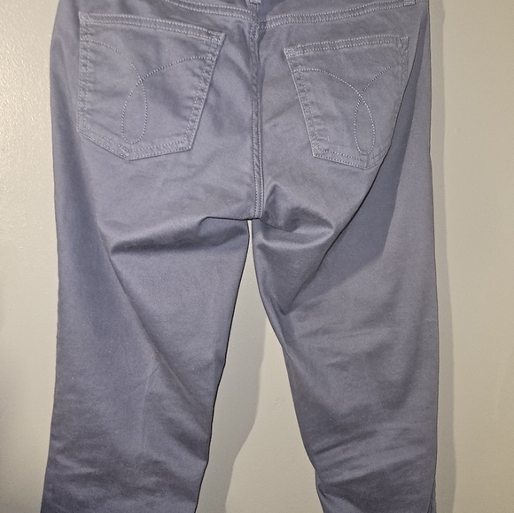 Calvin Klein Womans Blue Pants Size 4 - Picture 10 of 11